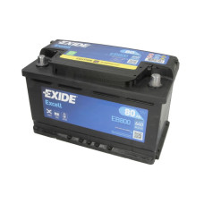 Akumulators Exide 80Ah 640A Excell (Labais+)B13
