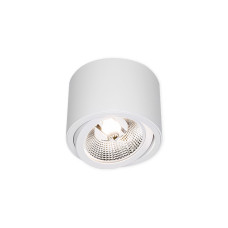 Iebūvējamā griestu lampa AR111 139x100 balta