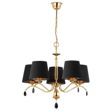 Griestu lustra ar kristāliem Jupiter EGIDA 1795 5xE27/60W/230V
