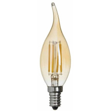 LED spuldze E14 4W C35L CANDLE RUSTIC 3000K