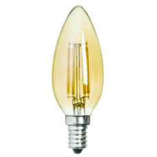 LED spuldze E14 4W C35 CANDLE RUSTIC 3000K