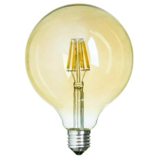 LED spuldze E27 8W G125 Rustic 3000K