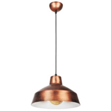 Griestu lampa Kendal 1xE27/230V Misiņa-balta