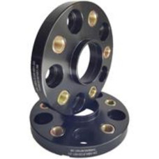 Flancis 20mm 2gb 5x112 66,6mm M14x1,25 Melns (diska starplika)