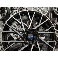 Disks 5x114,3 R19x8,0 Dotz Fuji Dark Black Polished ET40 76,1mm (Tesla)