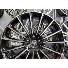 Disks 5x108 R19x8,5 MSW 30 Gloss Melns pulēts ET45 73,1mm