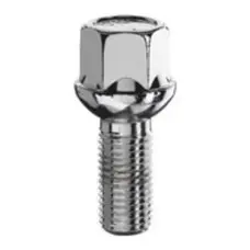 Skrūve M12x1,5x45 17mm Hex R13 (sfēra)