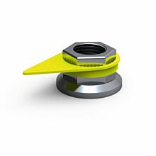 Riteņa uzgriežņa kustību indikators 32mm, dzeltens