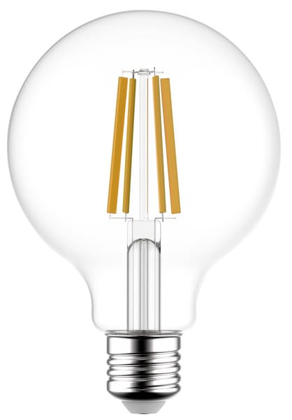 LED spuldze E27 6W G95 Rustic