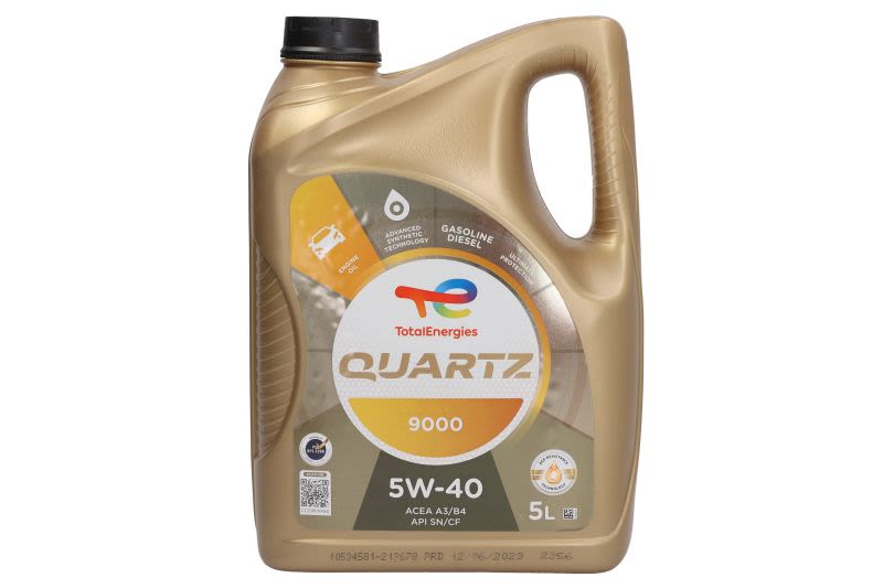 Motoreļļa Total Quartz 9000 5W-40 5L